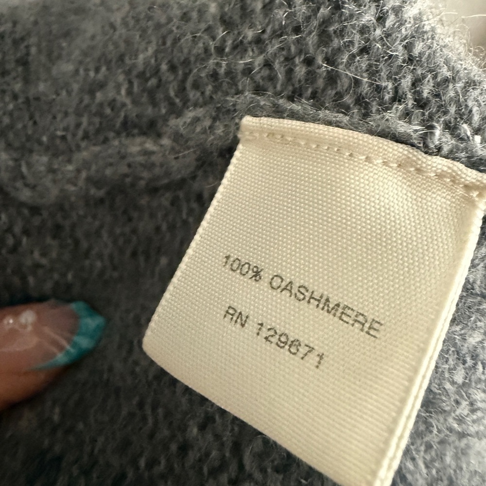 NakedCashmere Charcoal Open-Front Cardigan - Picture 5 of 7